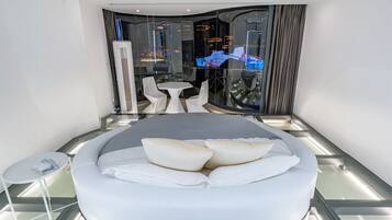 Apartemen Comfort, pemandangan samudra | Meja kerja, ruang kerja ramah laptop, dan Wi-Fi gratis