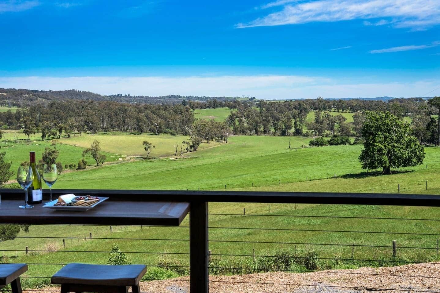 Grab some local cheese from Yarra Valley Dairy, a local bottle of wine and watch the sun set from the deck.