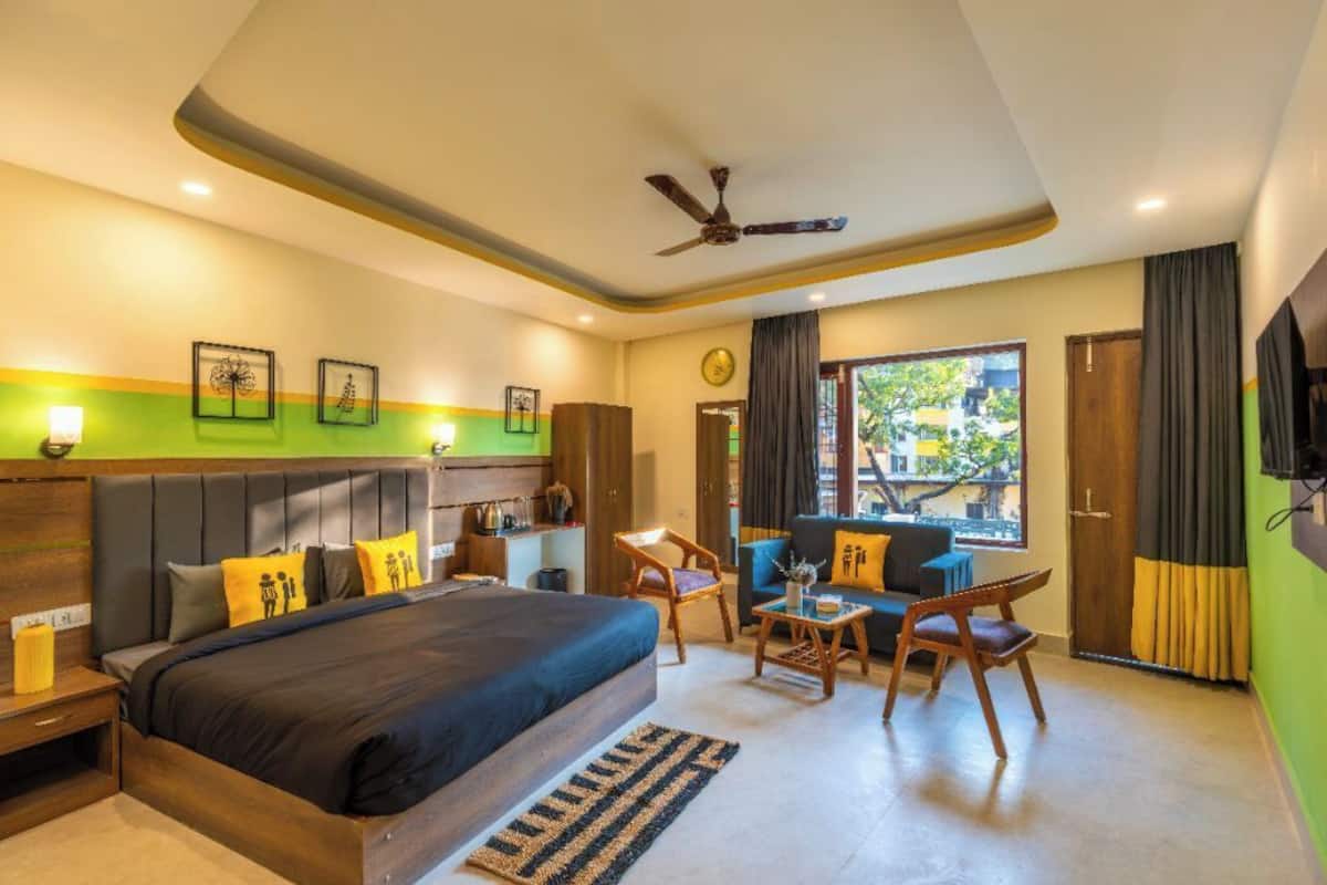 Premium Double Room with Balcony | 免費 Wi-Fi、床單