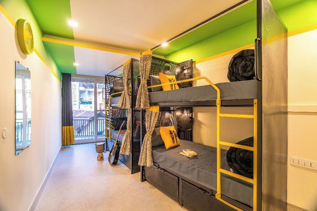 Bed in 4 Bed Mixed Dormitory with Balcony | Free WiFi, bed sheets