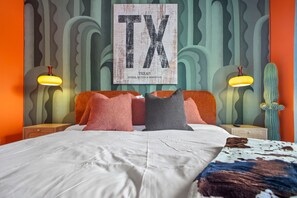 6 habitaciones, escritorio y tabla de planchar con plancha 