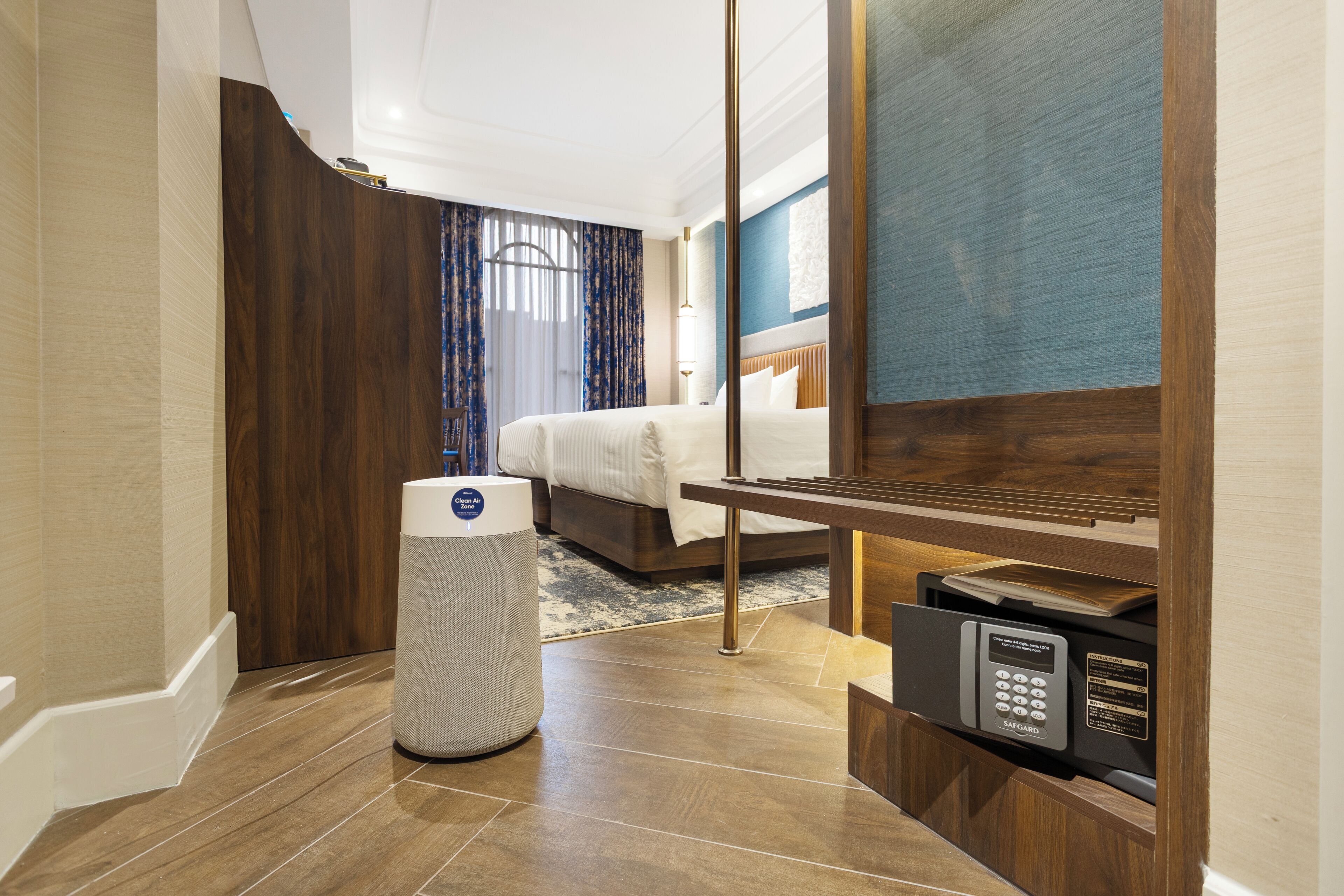 Superior Twin with Air Purifier | 客房内保险箱、遮光窗帘、免费 WiFi、床单