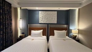 Superior Twin with Air Purifier | 房內夾萬、遮光窗簾/窗簾、免費 Wi-Fi、床單