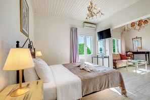 3 bedrooms, iron/ironing board, travel cot, free WiFi - Three-Bedroom Villa with Private Pool in Nissaki with Breathtaking Sea Views (CORFU)
