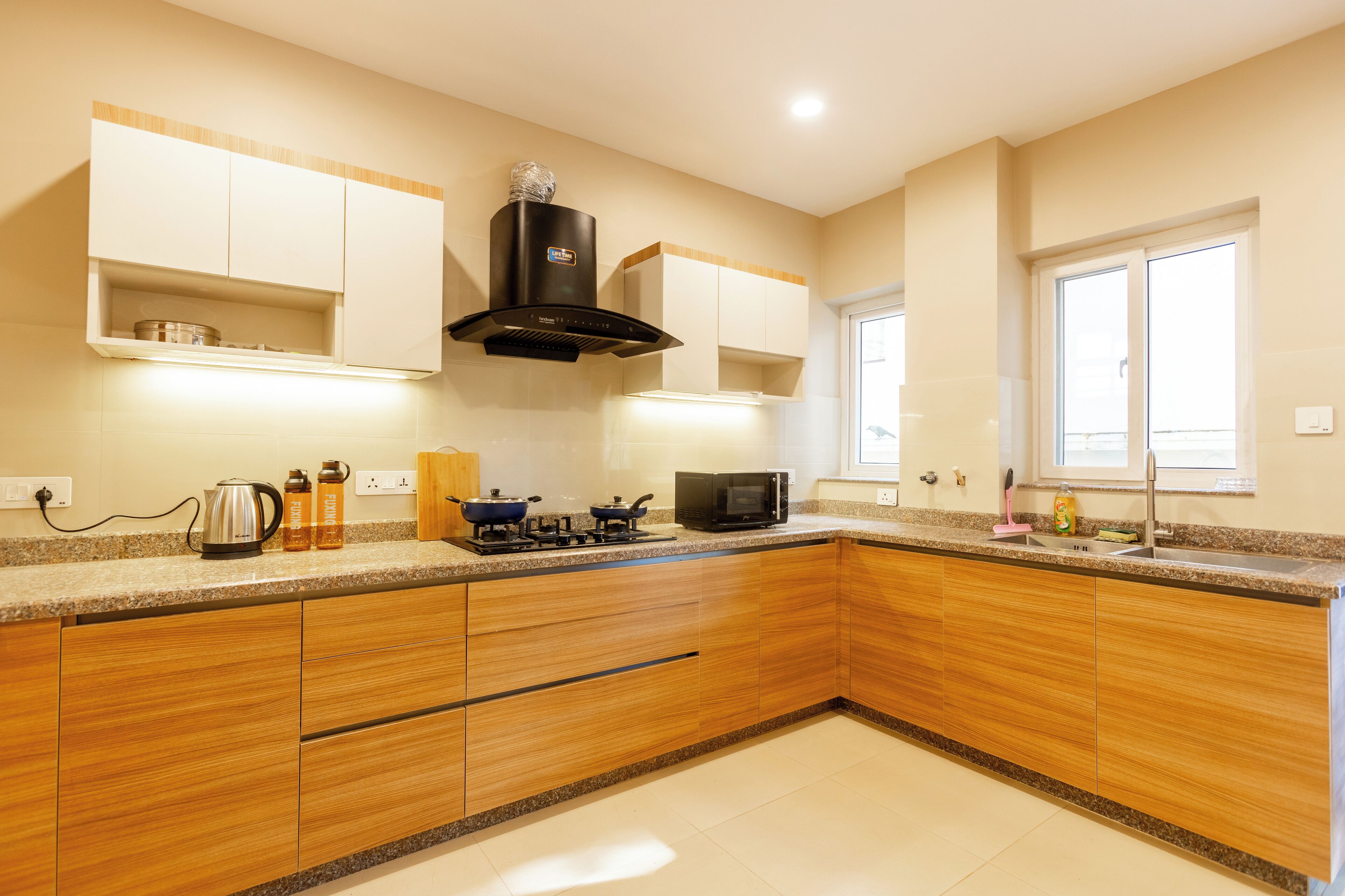 Mikrovågsugn och spishäll