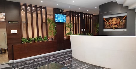 Interior detail. HOTEL ATHARVA
