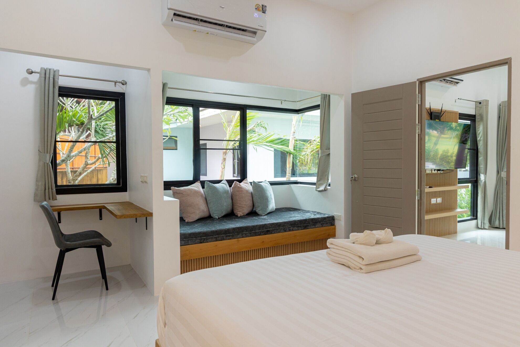 2 Bedroom Private Pool Villa | In-room safe, desk, blackout curtains, soundproofing