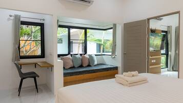 2 Bedroom Private Pool Villa | In-room safe, desk, blackout curtains, soundproofing