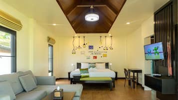 1 Bedroom Garden Villa | In-room safe, desk, blackout curtains, soundproofing