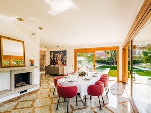 Villa, 4 Bedrooms, Private Pool, Garden View | Dining room - Lakefront Serenity Villa With Pool (Mandello del Lario)