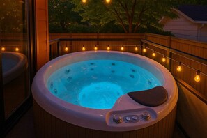 Idromassaggio all'aperto