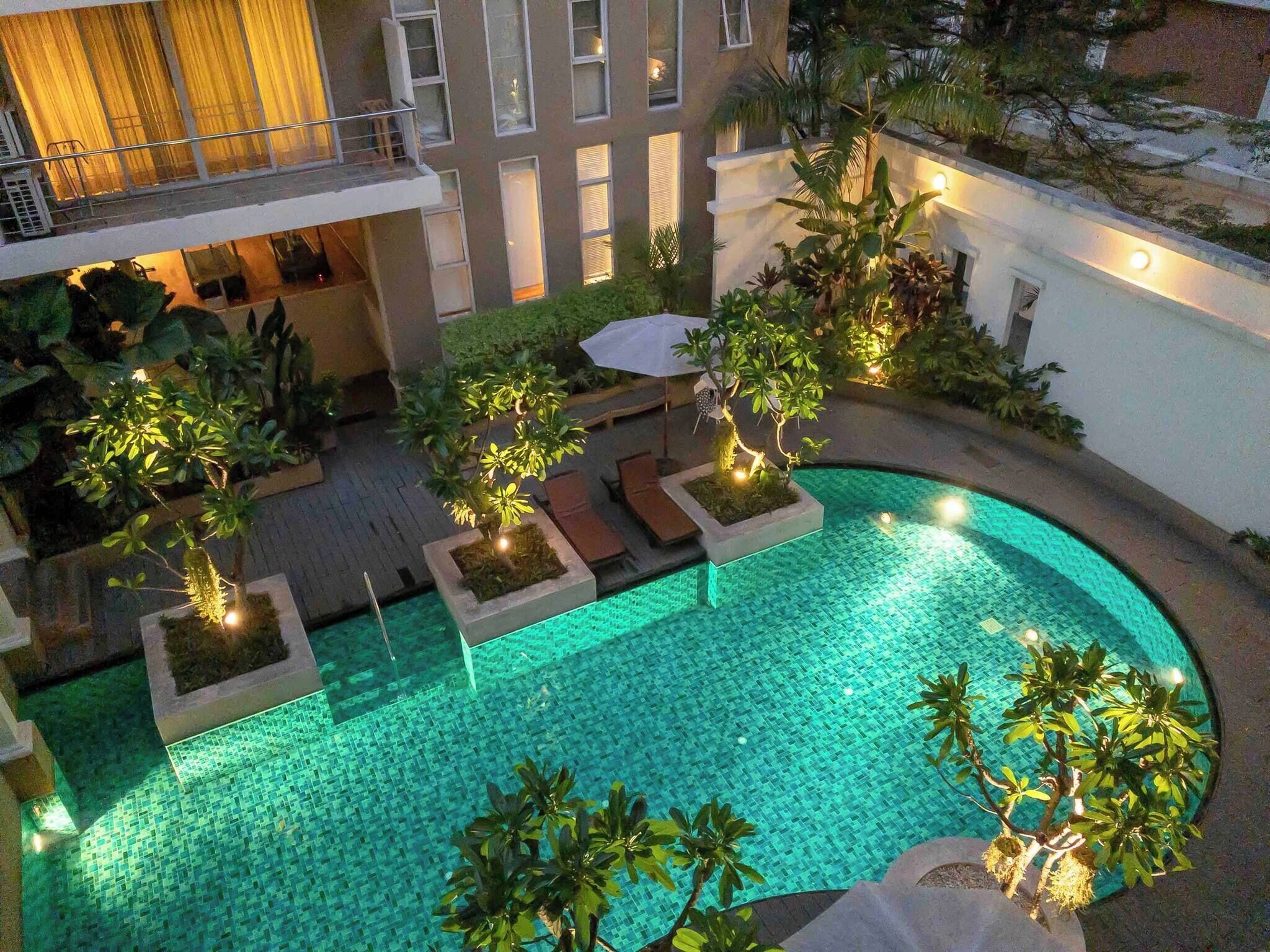 Condo, 1 chambre, accessible aux personnes à mobilité réduite, balcon | Piscine | Piscine extérieure