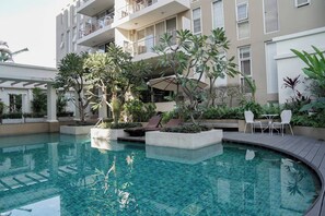 Appart'hôtel, 1 chambre, accessible aux personnes à mobilité réduite, balcon | Piscine