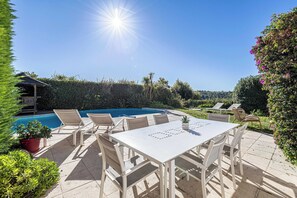 Outdoor dining - Stunning House A/C 5br/10p - Antibes (Biot)