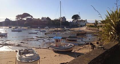 "le petit cottage": grande maison avec jardin pour 14 pers, Ă 2 pas de la mer!