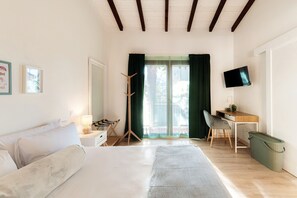 Design-Zimmer | Daunenbettdecken, Bügeleisen/Bügelbrett, kostenloses WLAN