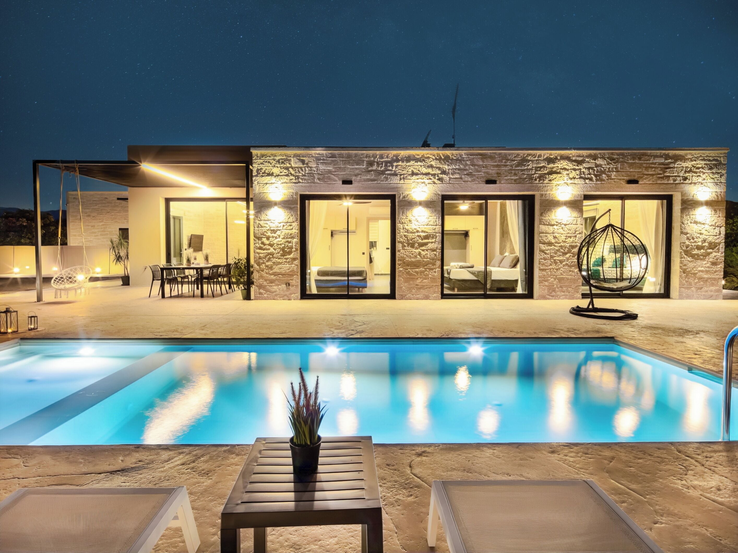 Front of property – evening/night