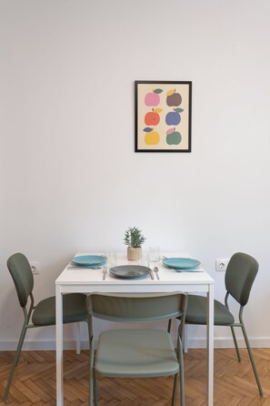 Apartment, Balcony, Courtyard View | Iron/ironing board, free WiFi