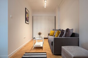 Apartment, Balcony, Courtyard View | Living area - Starflat Cozy central apartment NDK (Sofia)