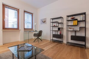Basic-Apartment, Balkon | Bügeleisen/Bügelbrett, kostenloses WLAN