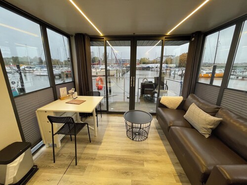 Hausboot Fjord Vikholm mit Dachterrasse in Schleswig