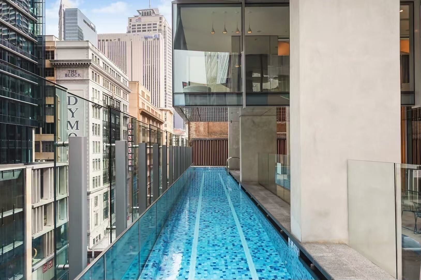 Indoor pool, outdoor pool