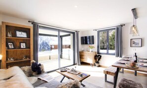 Living area - Apartment Near Muzelle Glacier Views (Les Deux Alpes)