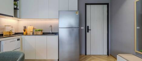 Lejlighed - balkon | Privat køkken