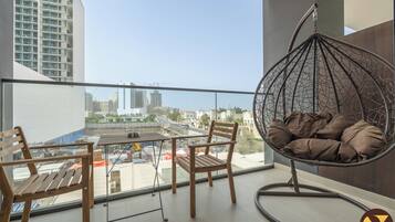Luxury Studio, Balcony, City View | Balcony