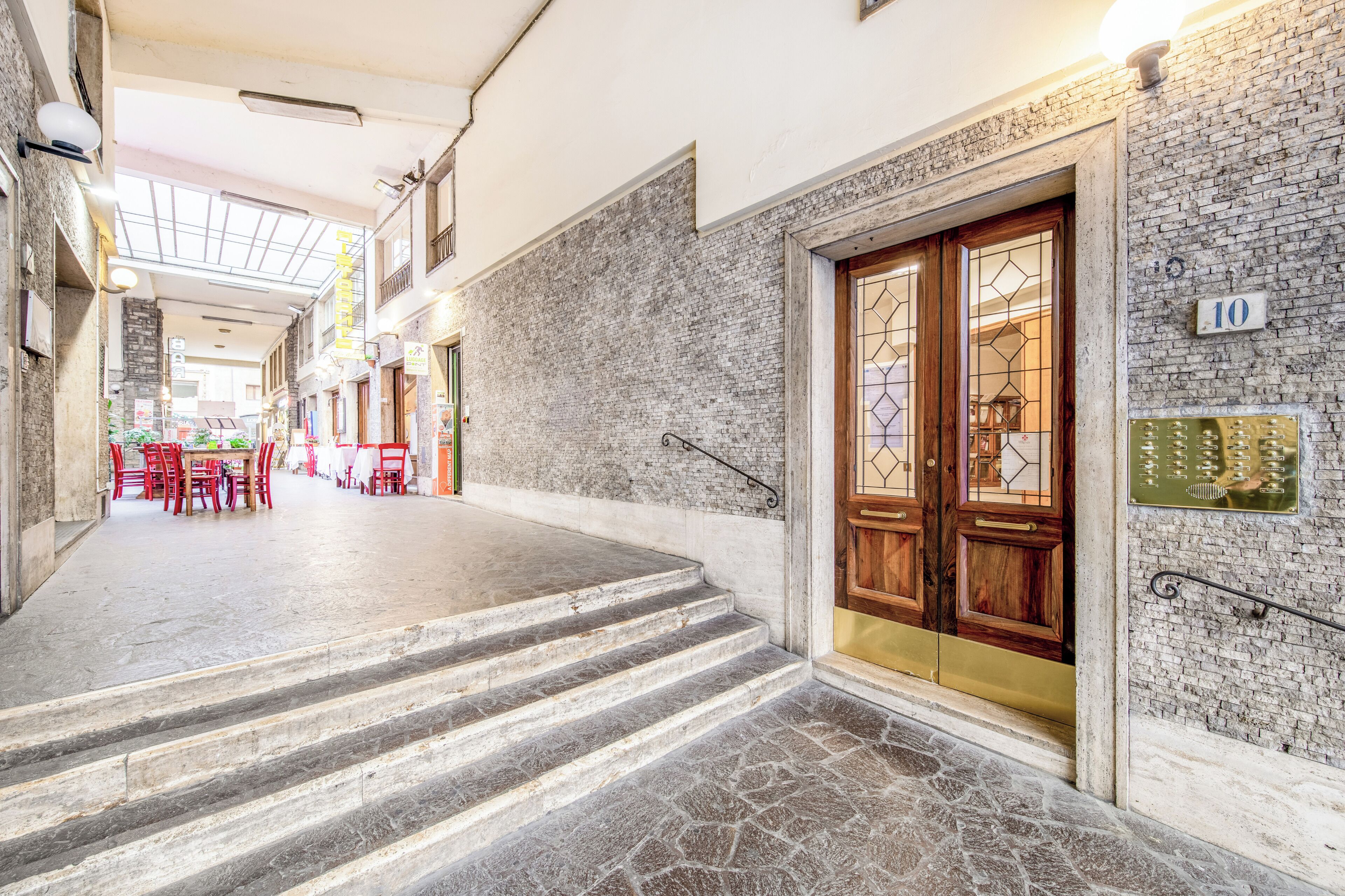 Voorkant van accommodatie