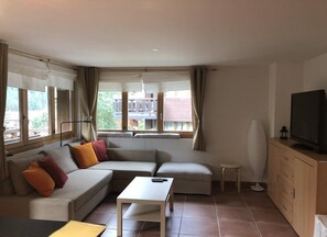 TV - 4-room for 6 persons : Living room - kitchen with dishwasher and Nespresso coffee machine - 1 room w (Grimentz)