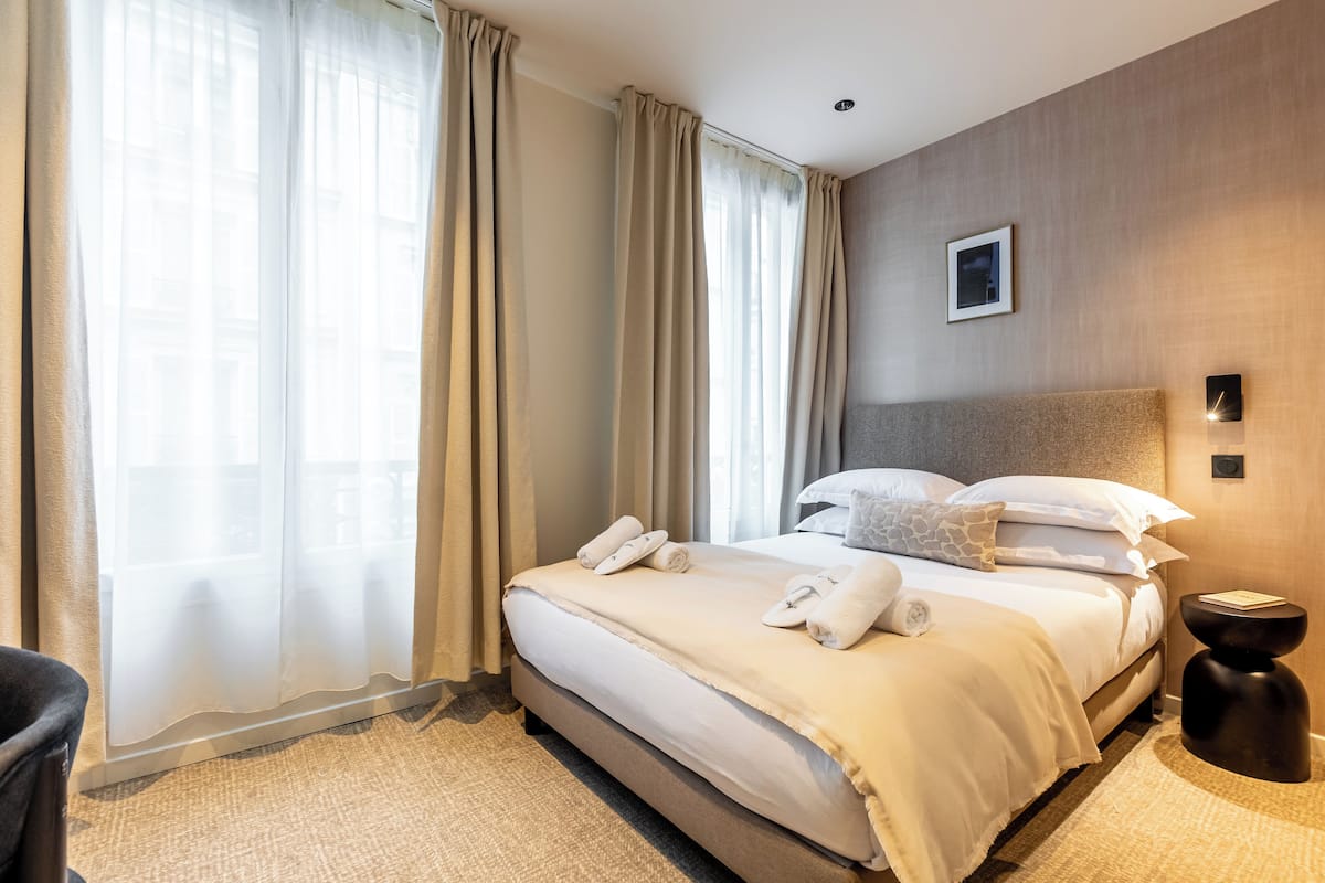 Habitación doble | Caja de seguridad en la habitación y wifi gratis