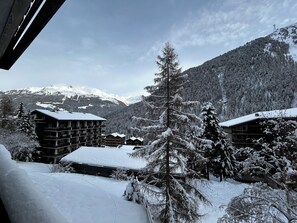 Property grounds - Very comfortable 3 room apartment for 4 people: Living room - kitchen with dishwasher and Nespresso (Grimentz)