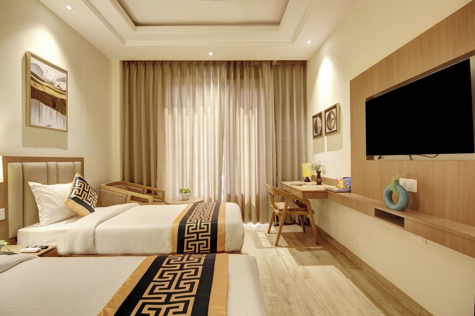 Chambre Exécutive | Draps en coton égyptien, literie de qualité supérieure