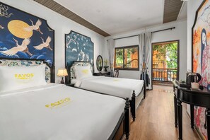 Phòng 2 giường đơn Deluxe, quang cảnh núi | Quang cảnh từ phòng