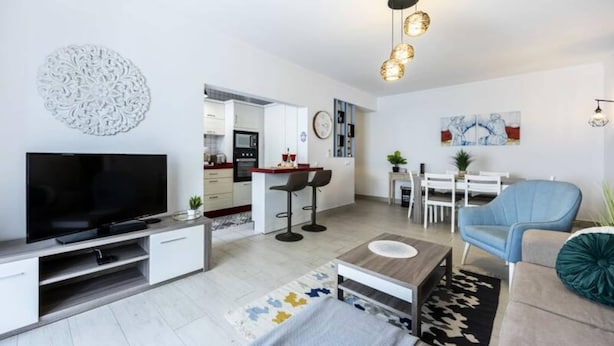 Living area - Apartments for 4 People (Lagoa)