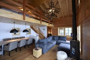 Fernseher, Kamin