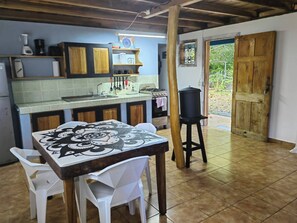 House, 2 Bedrooms, Smoking, Balcony | Private kitchen - Caribbean Breezes 4 Pura Vida (Cahuita)