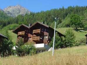Exterior - Comfortable 3 room apartment for 4-5 persons : Living room - 1 room with double bed - 1 room with 2 (Grimentz)