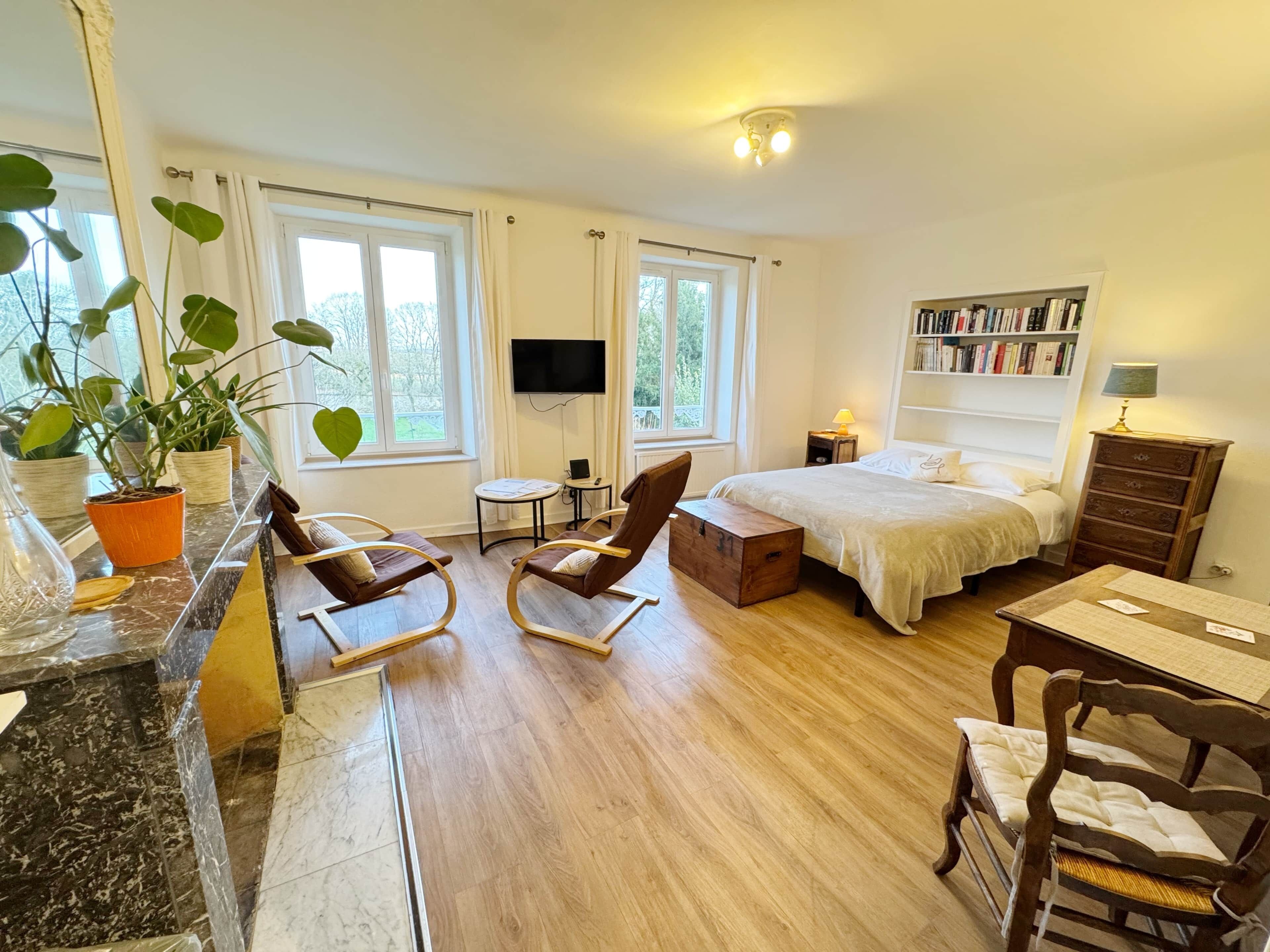 1 makuuhuone, silitysrauta/-lauta, Wi-Fi, vuodevaatteet