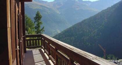 Komfortables Chalet für 6 Personen : Wohnraum mit Schwedenofen - Küche mit Geschirrspüler und Kaffee