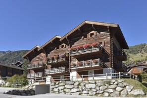 Exterior - Very comfortable 3-room apartment for 6 persons : living room - kitchen with dishwasher and micro-wa (Grimentz)