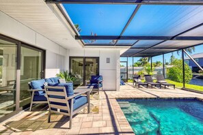Pool - Venice 3BR Canal Home | Heated Pool, Near Braves (Venice)