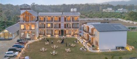 Voorkant van accommodatie