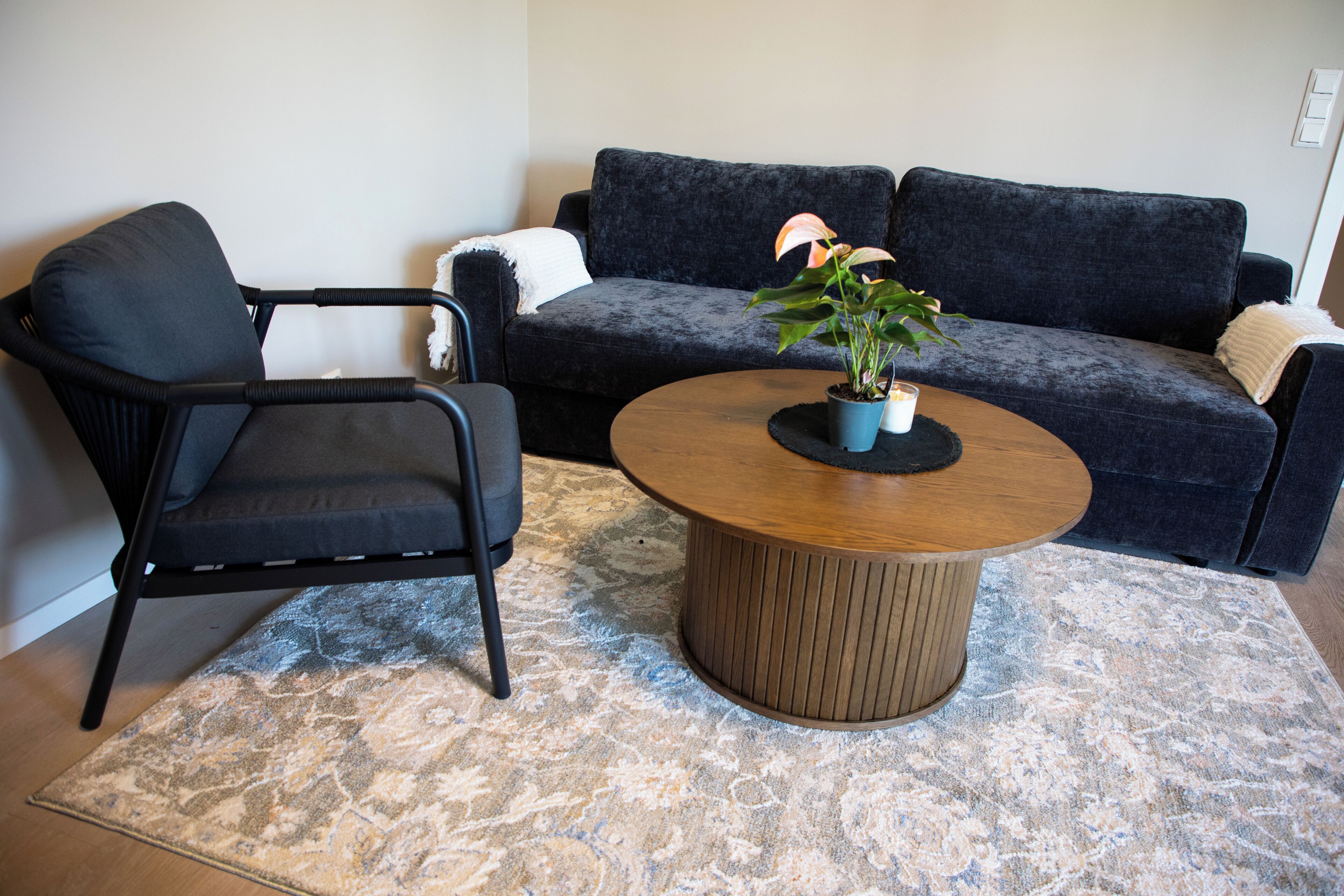 Apartment, 1 Bedroom, Accessible, Balcony | Living room