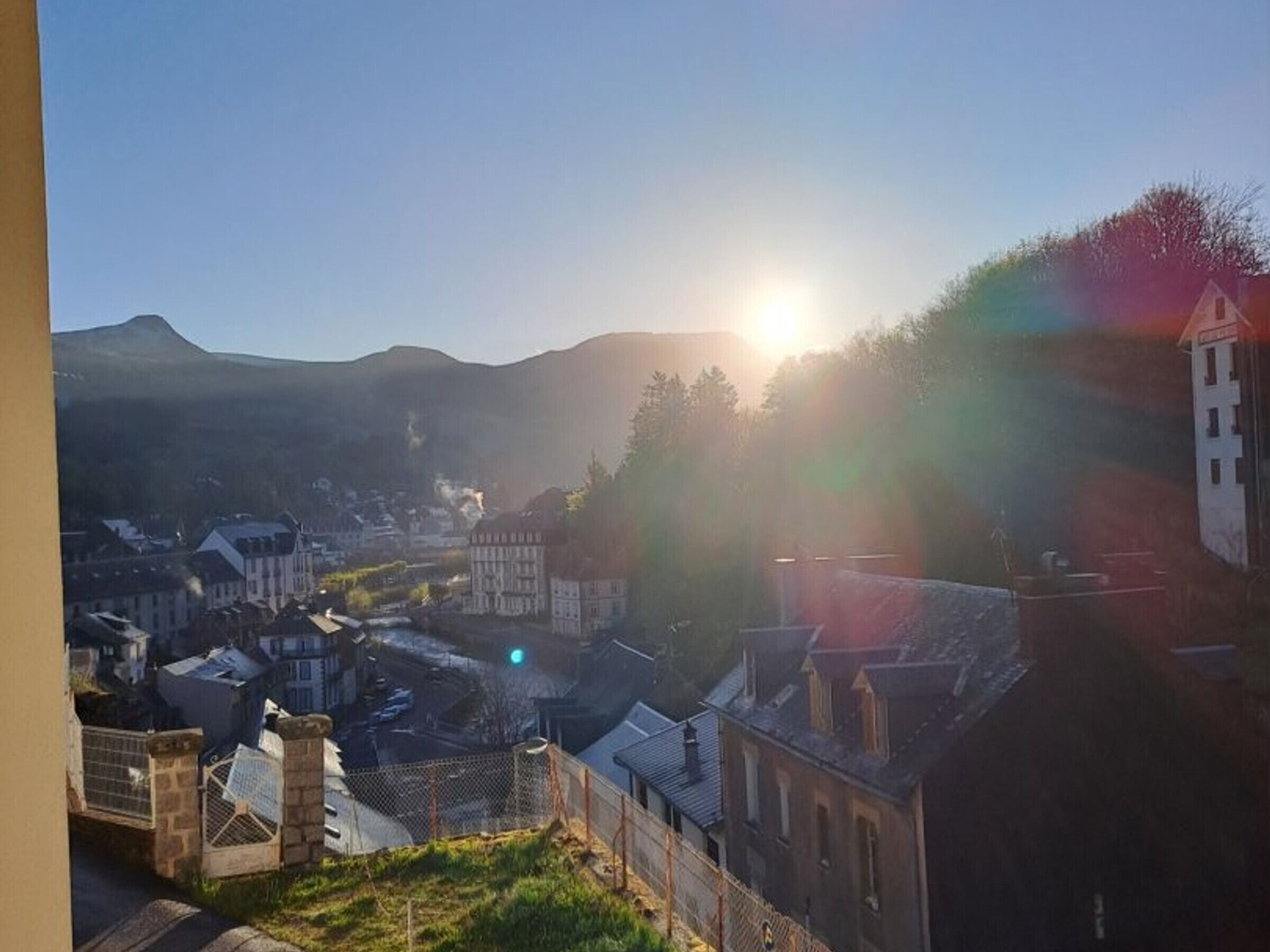 Blick von der Unterkunft