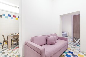 Living area - Apartment Donn'Anna Int 14 (Napoli)