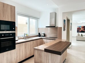 Fridge, microwave, oven, stovetop - Modern Escape Villa with Pool by ArcoCollection (St. Julian`s)