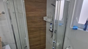 Apartment, 1 Bedroom, Smoking, Balcony | Bathroom - Luxury Apartment Kato Patissia (Athens)