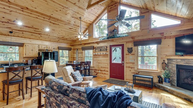 Unclassified image, 1 of 28, button - Mount Haven Retreat : Escape With Screened Porch! (Murphy)